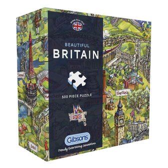 Beautiful Britain - Puzzel (500)