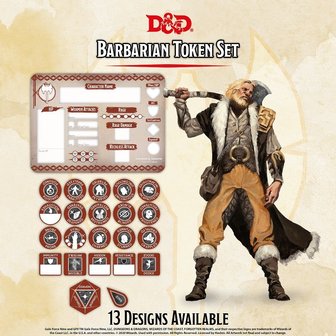 Dungeons &amp; Dragons: Barbarian Token Set