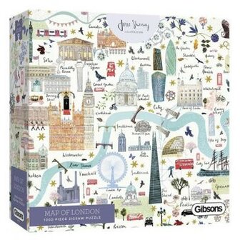 Map of London - Puzzel (1000)