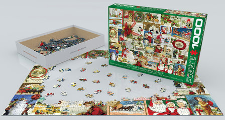 Vintage Christmas Cards - Puzzel (1000)