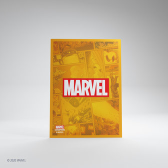 Gamegenic Marvel Champions Art Sleeves: Yellow (66x91mm) - 50+1