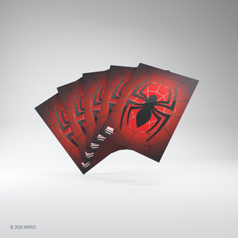 Gamegenic Marvel Champions Art Sleeves: Spider-Man (66x91mm) - 50+1