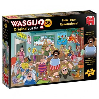 Wasgij Original Puzzle (#36): Les r&eacute;solutions du nouvel an! (1000)
