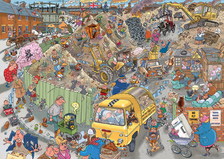 Wasgij Destiny Puzzel (#22): Alles op een Hoop! (1000)