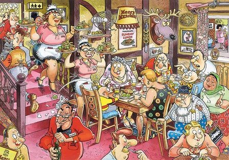 Wasgij Mystery Puzzel Retro (#5): Zondagse Lunch! (1000)