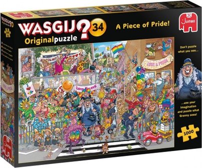 Wasgij Original Puzzel (#34): Een stukje Pride! (1000)