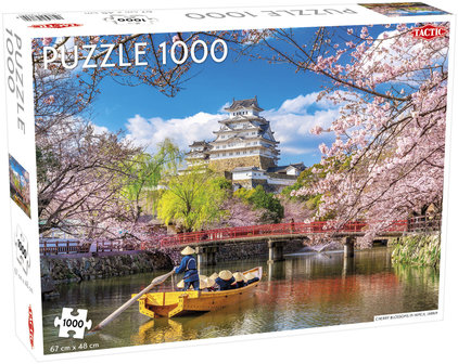 Cherry Blossoms in Himeji Japan - Puzzel (1000)