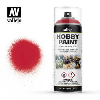 Hobby Paint Spray: Bloody Red (Vallejo)
