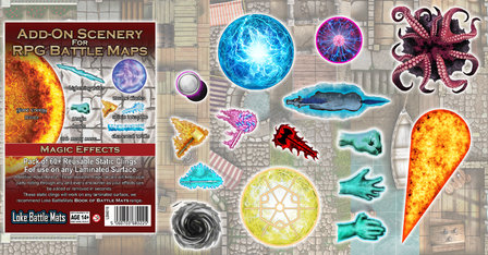 Add-On Scenery for RPG Battle Maps: Magic Effects