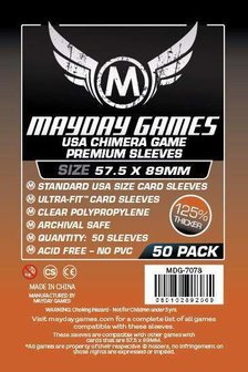 Mayday Card Sleeves (Premium): Chimera USA (57,5x89mm) - 50 stuks