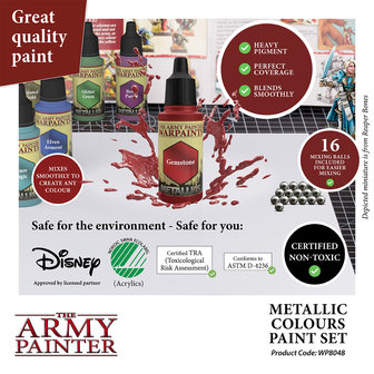 Warpaints Metallic Colours Paint Set (The Army Painter)