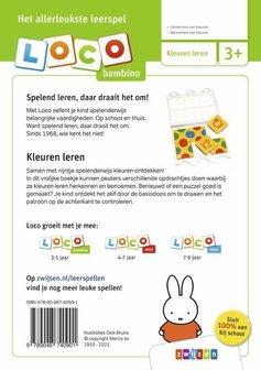 Loco Bambino Boekje - Nijntje: Ik leer kleuren