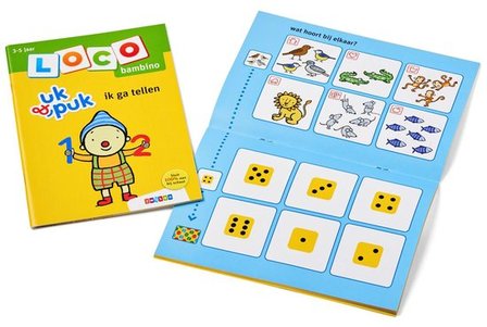 Loco Bambino Boekje - Uk &amp; Puk: Ik ga tellen