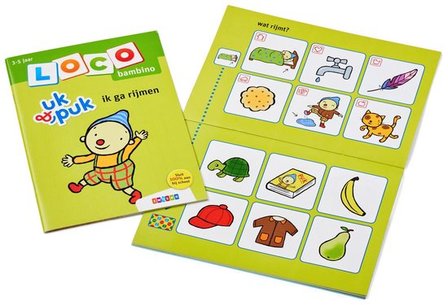 Loco Bambino Boekje - Uk &amp; Puk: Ik ga rijmen
