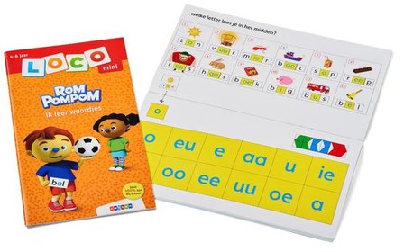 Loco Mini Boekje - Rompompom: Ik leer woordjes