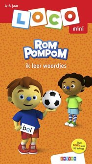 Loco Mini Boekje - Rompompom: Ik leer woordjes