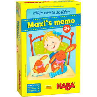 Mijn Eerste Spellen: Maxi&#039;s Memo (2+)