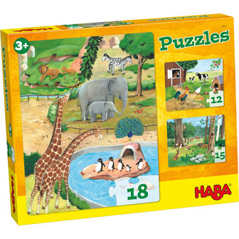 Puzzels: Dieren (3+)