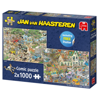 Safari & Storm - Jan van Haasteren Puzzel (2x1000)