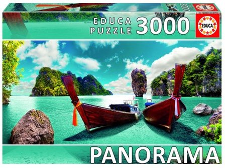 Phuket, Thailand - Panorama Puzzel (3000)