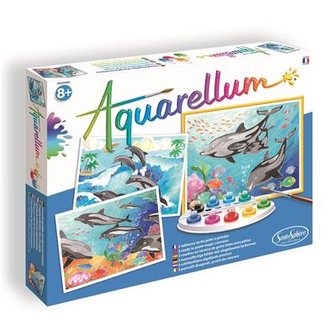 Aquarellum: Dolfijnen
