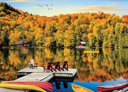 Lakeside Cottage, Quebec - Puzzel (1000)