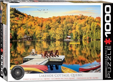Lakeside Cottage, Quebec - Puzzel (1000)