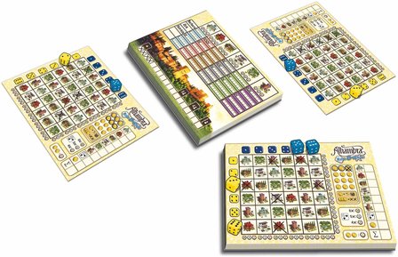Alhambra &ndash; Roll &amp; Write &ndash; Dobbelspel (Queen Games)