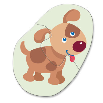 4 Eerste Puzzels: Jonge Dieren (2+)