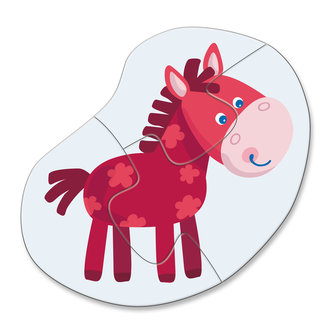 4 Eerste Puzzels: Jonge Dieren (2+)