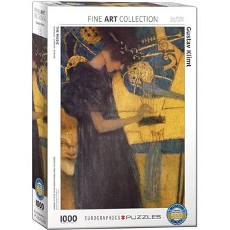 The Music, Gustav Klimt - Puzzel (1000)