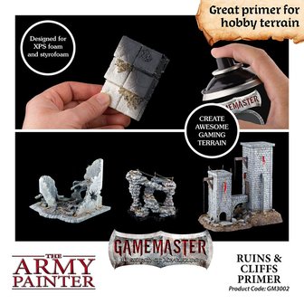 Gamemaster Terrain Primer: Ruins &amp; Cliffs (The Army Painter)
