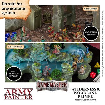 Gamemaster Terrain Primer: Wilderness &amp; Woodland (The Army Painter)