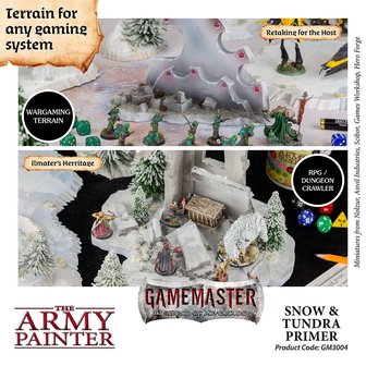 Gamemaster Terrain Primer: Snow &amp; Tundra (The Army Painter)