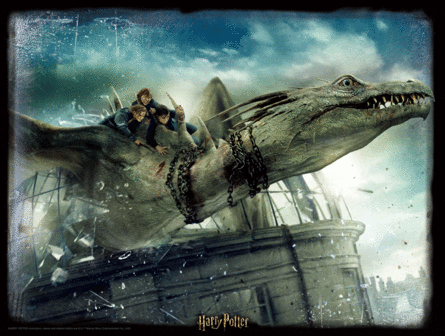 Harry Potter: Gringotts Dragon - Prime 3D Puzzle (500)