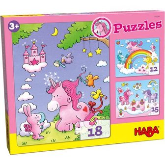 Eenhoorn Flonkerglans Puzzels (3+)