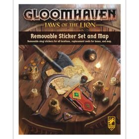Gloomhaven: Jaws of the Lion - Removable Sticker Set &amp; Map