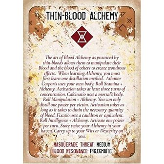 Vampire: The Masquerade - Discipline and Blood Magic Card Deck