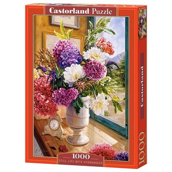 Still Life with Hydrangeas - Puzzel (1000)