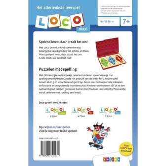 Loco Maxi Boekje - Dolfje Weerwolfje: Puzzelen met spelling