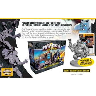Power Rangers: Heroes of the Grid - Squatt &amp; Baboo Character Pack
