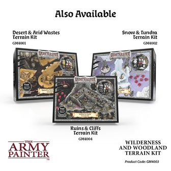 Gamemaster: Wilderness &amp; Woodlands Terrain Kit (The Army Painter)