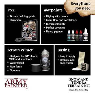 Gamemaster: Snow &amp; Tundra Terrain Kit (The Army Painter)