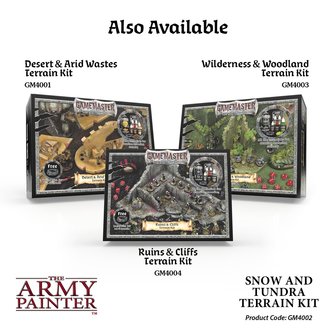 Gamemaster: Snow &amp; Tundra Terrain Kit (The Army Painter)