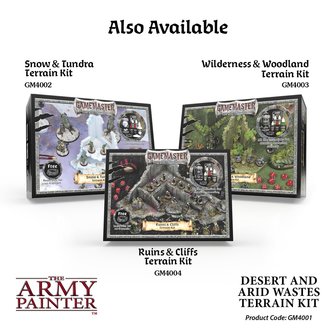 Gamemaster: Desert &amp; Arid Wastes Terrain Kit (The Army Painter)