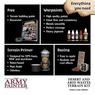 Gamemaster: Desert &amp; Arid Wastes Terrain Kit (The Army Painter)