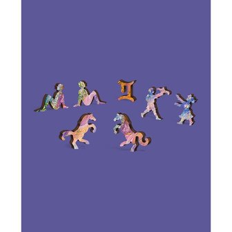 Zodiac: Tweelingen - Houten Puzzel (100)