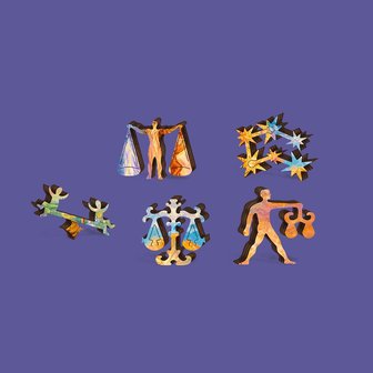 Zodiac: Weegschaal - Houten Puzzel (100)