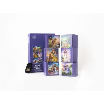 Zodiac: Elementen van Aarde en Vuur - Houten Puzzel (6x100)