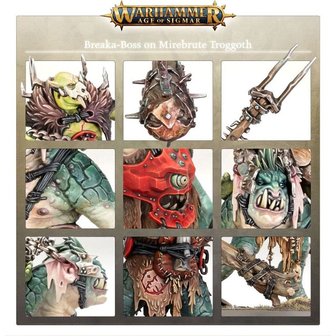 Warhammer: Age of Sigmar - Orruk Warclans: Breaka-Boss on Mirebrute Troggoth